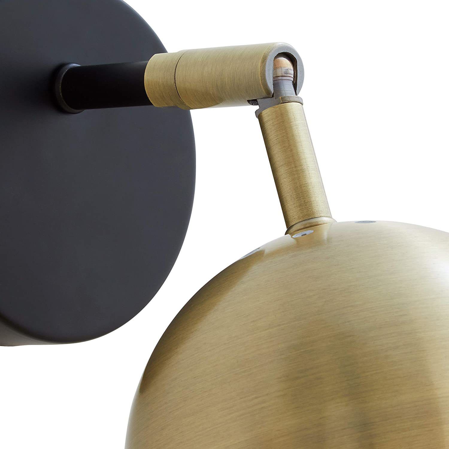 Sophia LED 4.75 inch Brass/Steel/Black Wall Light