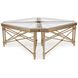 Wertheimer 42 X 16.5 inch Gold Coffee Table