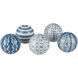Lilith Blue with White Orbs, Set of 5