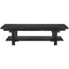 Yaoli 66 X 28 inch Black Walnut Coffee Table