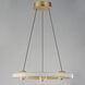 Nodes LED 18 inch Gold Ring Pendant Ceiling Light