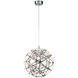 Manhattan Series LED 16 inch Chrome Chandelier Ceiling Light