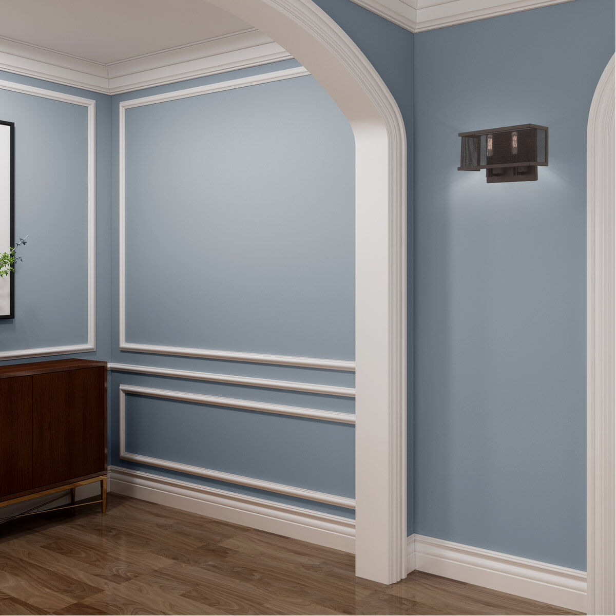 Braddock 2 Light 13 inch Bronze ADA ADA Wall Sconce Wall Light