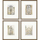 Gates / Light Posts Neutral and Beige and Yellow and Gray Framed Art, The Studio