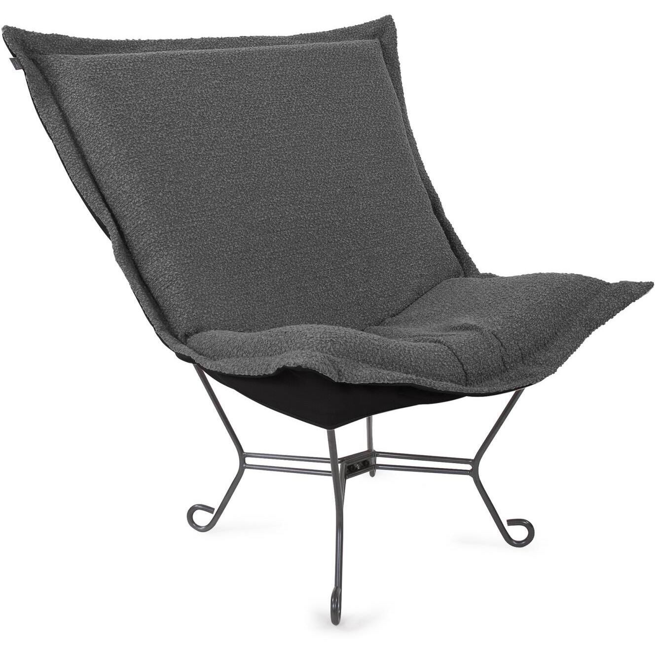 Barbet Charcoal Chair