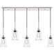Auspice 5 Light 46 inch Chrome Pendant Ceiling Light
