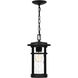 Uma 1 Light 8 inch Matte Black Mini Pendant Ceiling Light, Small