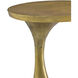 Ishaan 24 X 13 inch Antique Brass Accent Table