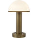 Vienna 9.25 inch 3 watt Vintage Brass Table Lamp Portable Light