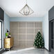 Diamond 8 Light 28 inch Brushed Nickel Chandelier Ceiling Light