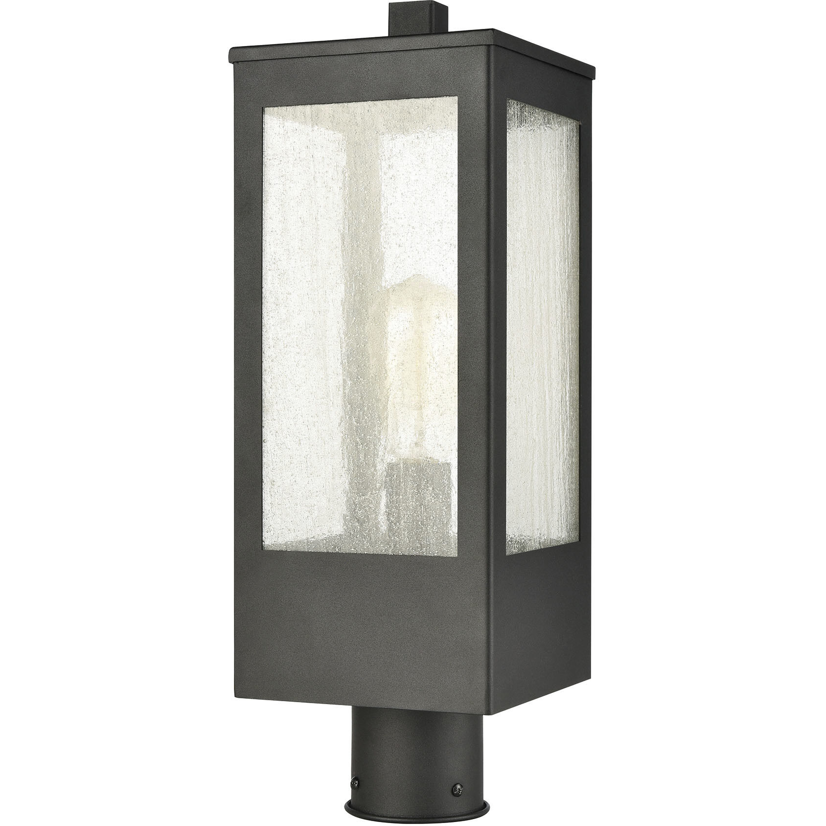 Angus 1 Light 20 inch Charcoal Outdoor Post Light