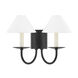 Lenore 2 Light 15 inch Soft Black Wall Sconce Wall Light