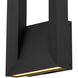 Paletto LED 28 inch Sand Black Outdoor Wall Sconce