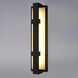 Crossroads 1 Light 19 inch Charcoal Black Outdoor Sconce