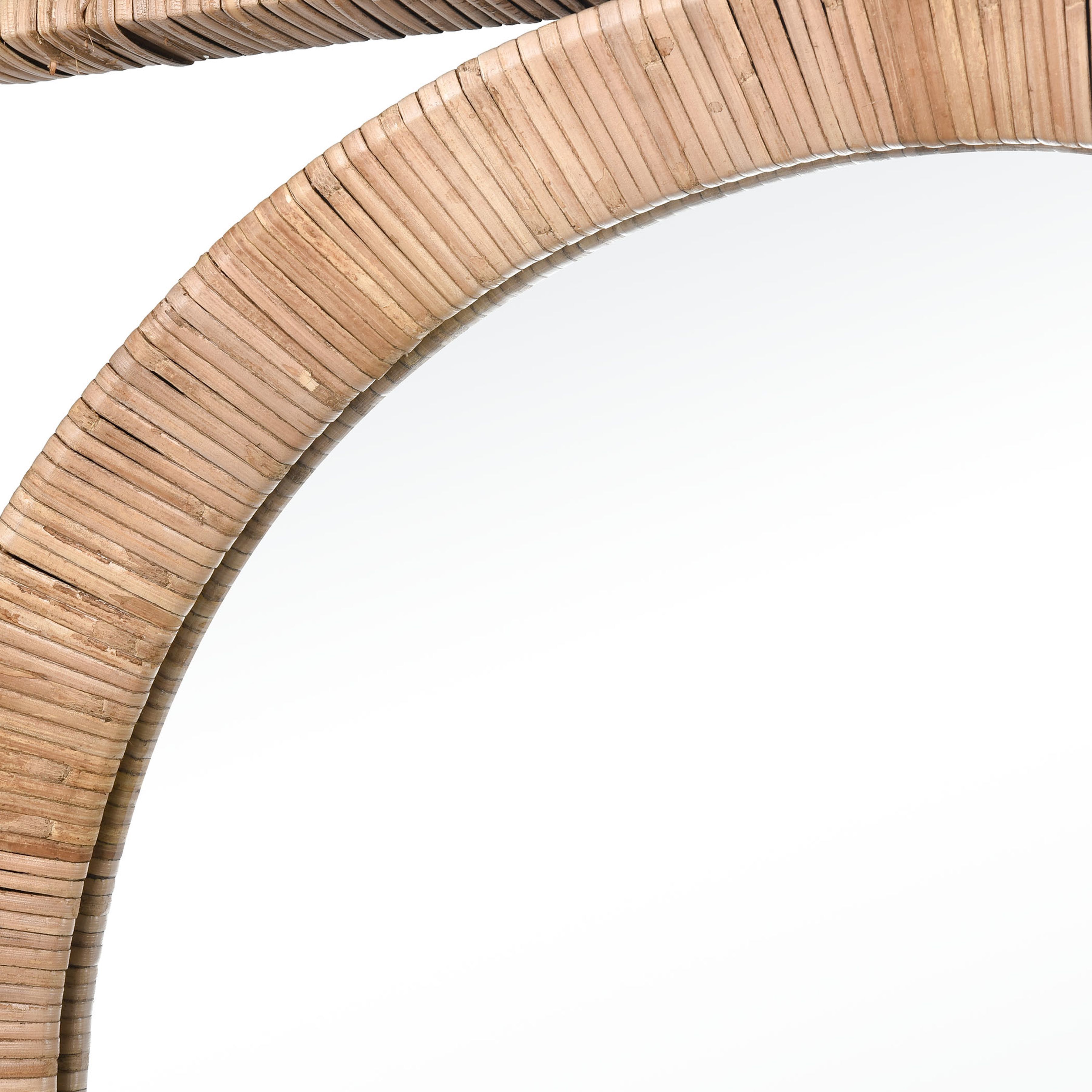 Baarlo 33.5 X 23.5 inch Natural with Mirror Wall Mirror