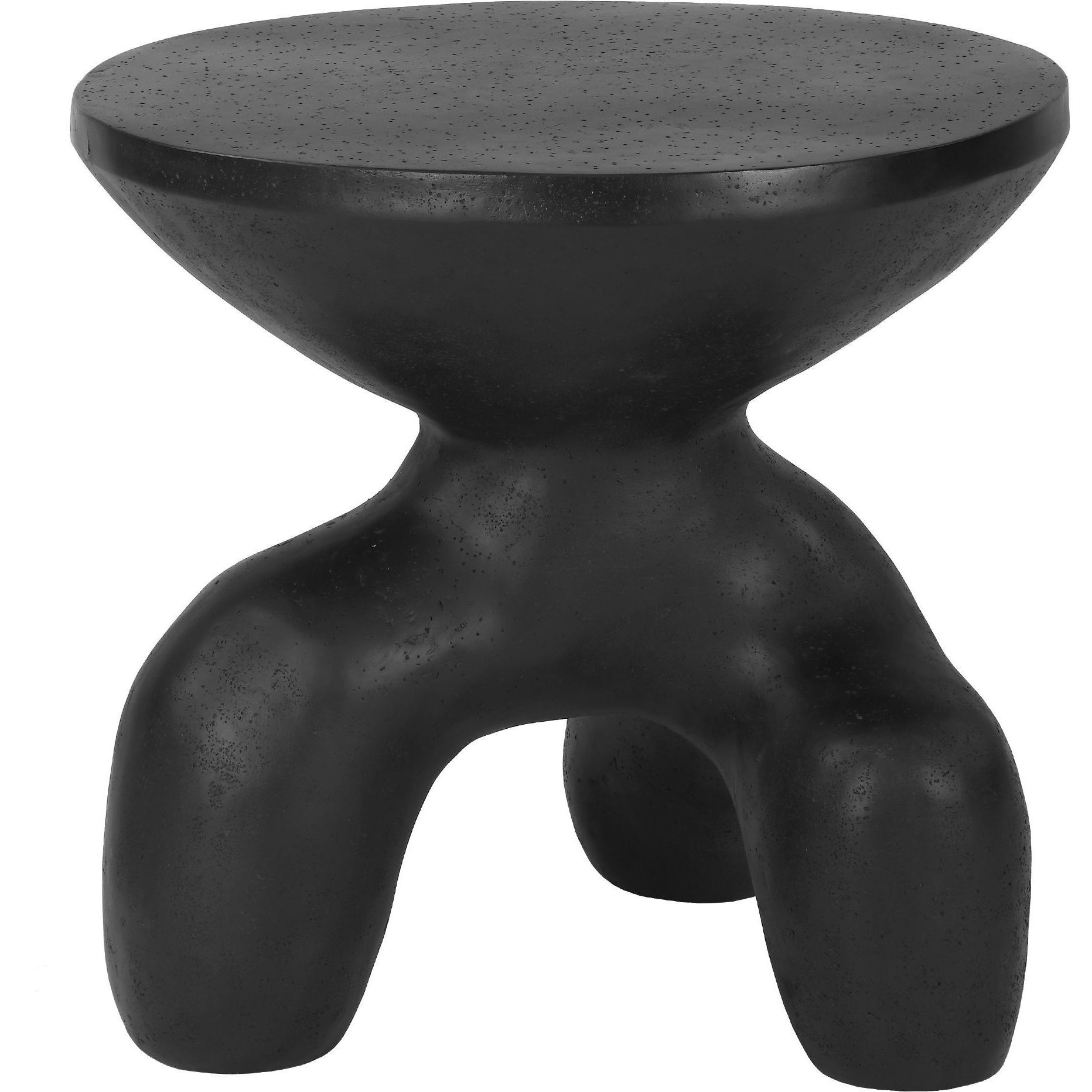 Veta 20.25 X 20 inch Black Indoor-Outdoor Accent Table