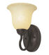 Farmhouse 1 Light 7 inch Rubbed Oil Bronze Wall Sconce Wall Light in Tea Stain