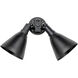 Spots 2 Light 13 inch Black Outdoor Wall Mount