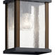 Marimount 1 Light 13 inch Black Outdoor Wall, Medium