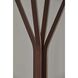 Toby 68 inch Plywood with Natural Oak Wood Veneer Coat Rack in Walnut