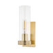 Briggs 1 Light 4.5 inch Aged Brass Wall Sconce Wall Light