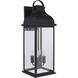 Bent Tree 4 Light 25.75 inch Midnight Outdoor Wall Lantern
