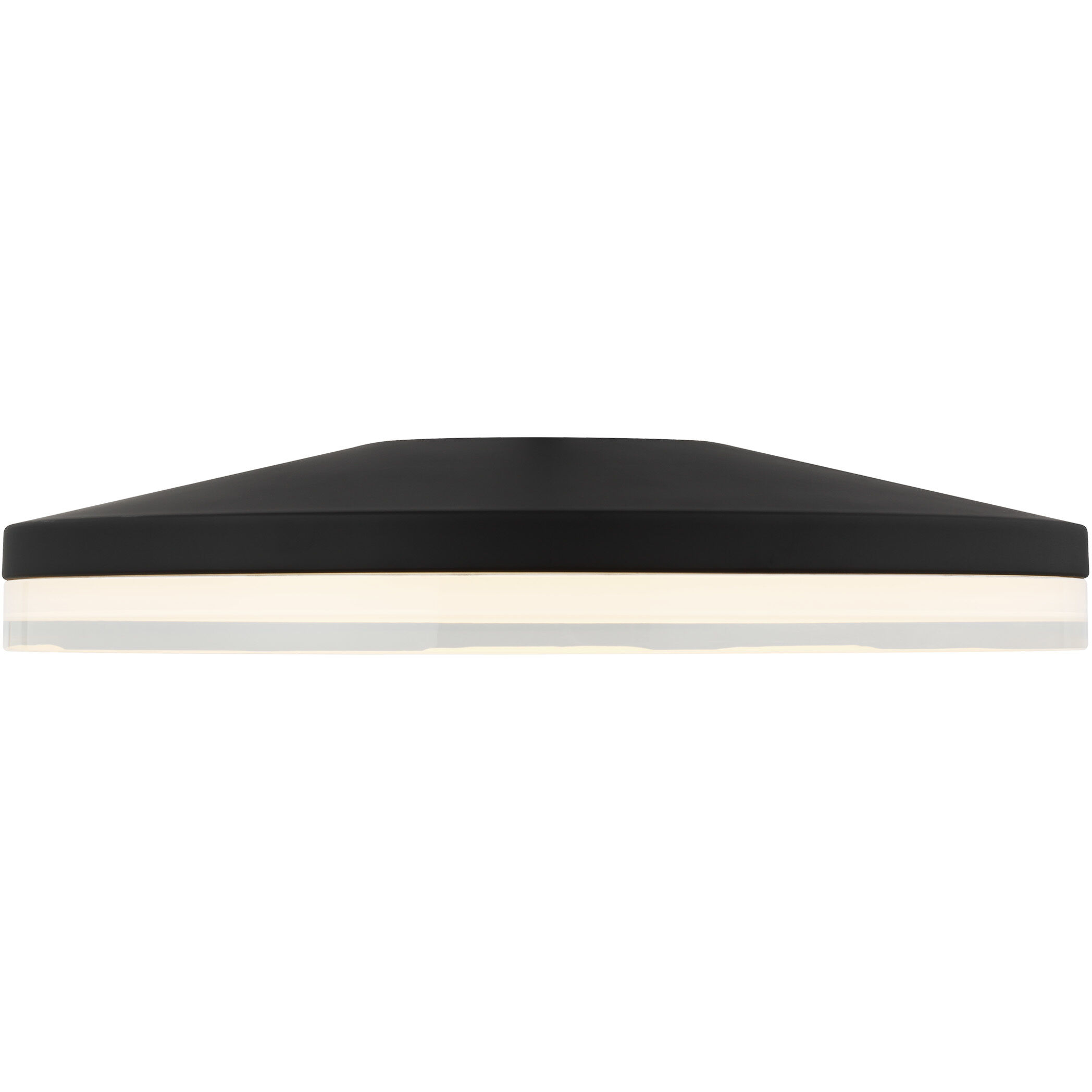 Sean Lavin Wyatt LED 16 inch Nightshade Black Flush Mount Ceiling Light, Integrated LED