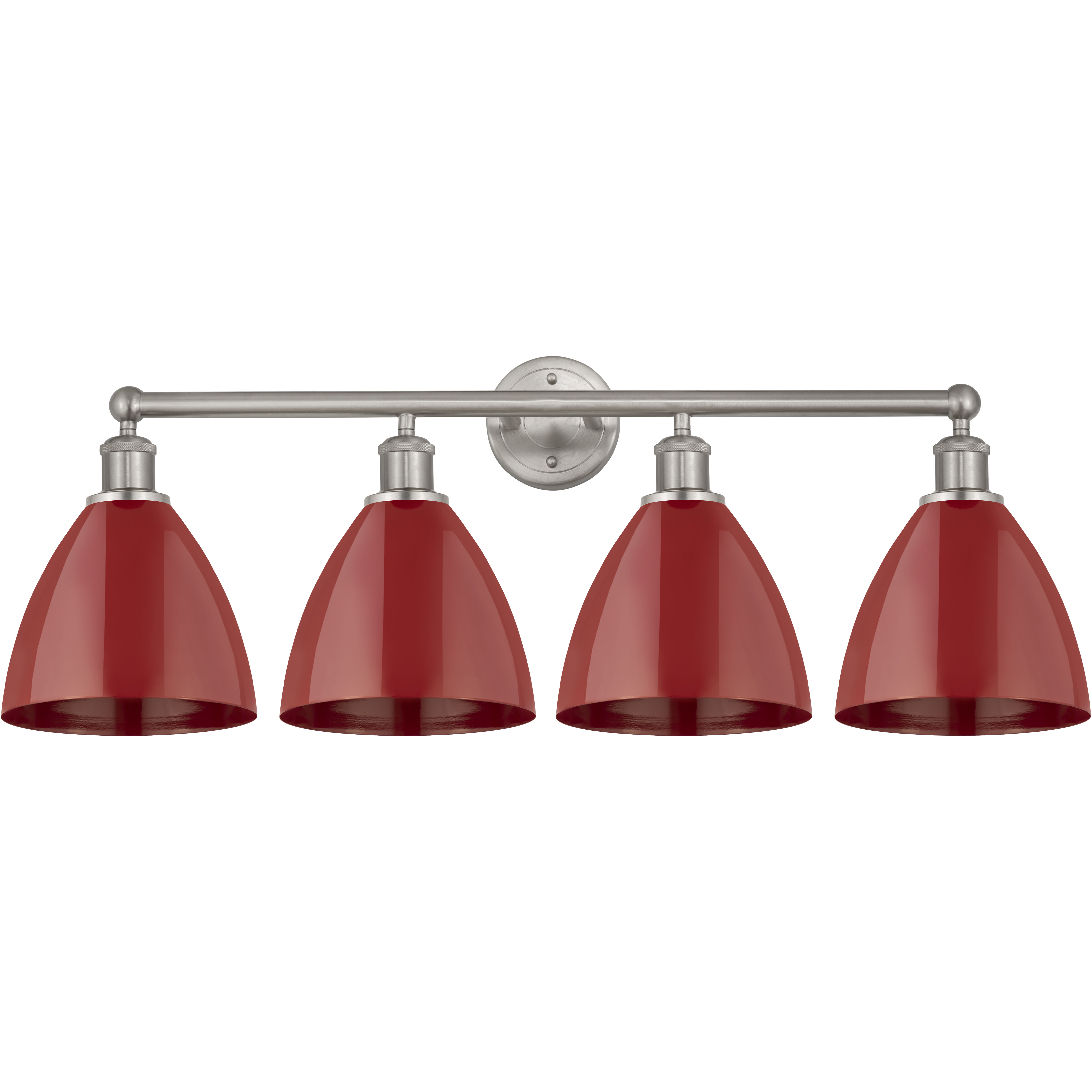 Edison Plymouth Dome 4 Light 34.50 inch Bathroom Vanity Light