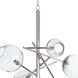 Molten 6 Light 43.5 inch Polished Nickel Chandelier Ceiling Light