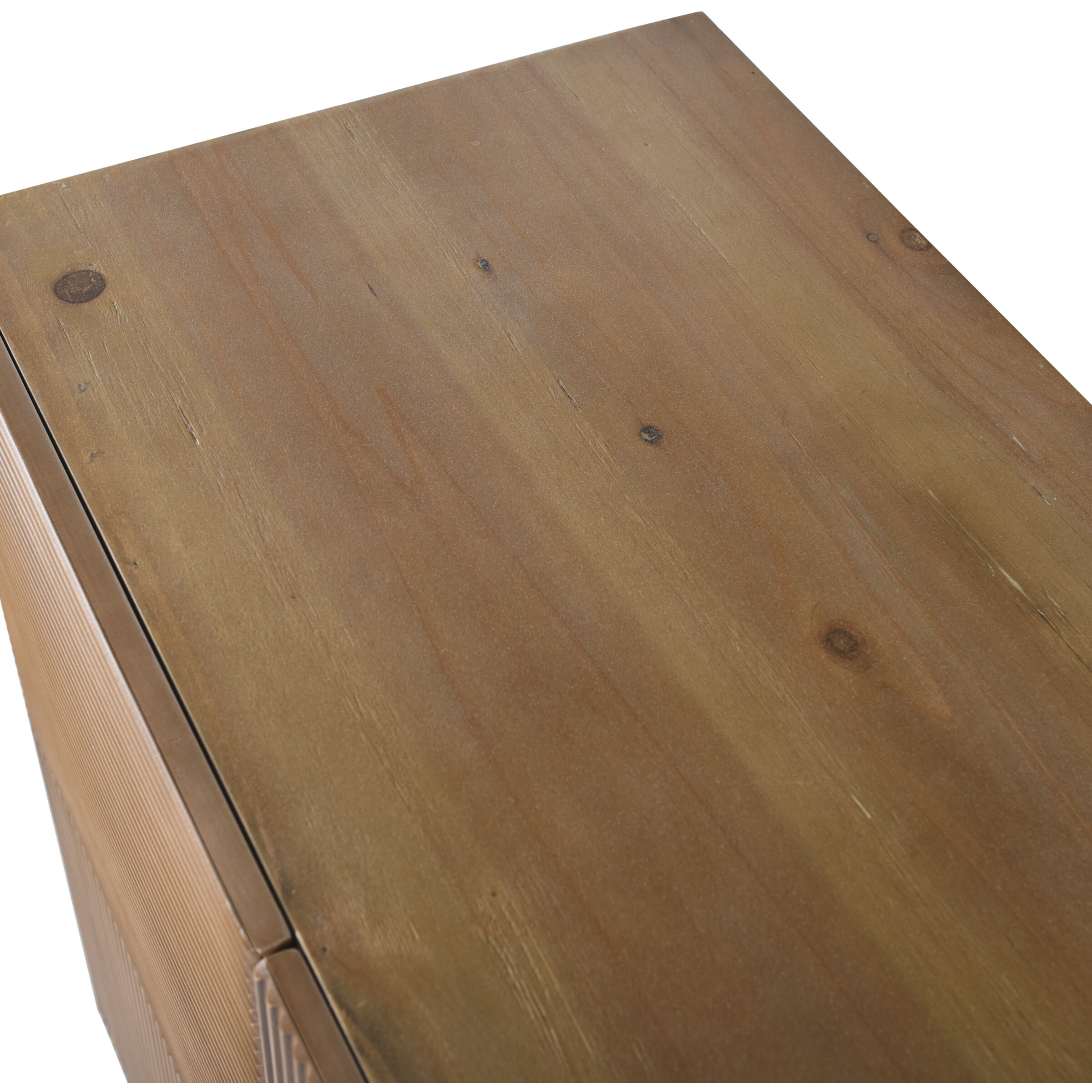 Cameron Dark Natural and Gold Cabinet