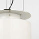 Ray Booth Elias LED 13 inch Polished Nickel Floating Pendant Ceiling Light