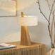 Obelisk 29 inch 9 watt Chestnut Table Lamp Portable Light