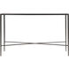 Leon 54 X 16 inch Bronze with Clear Console Table