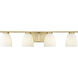 Naya 4 Light 32 inch Modern Gold Bath Vanity Light Wall Light