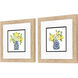 Lemon Life Blue and Yellow and Multi Framed Art, Propac