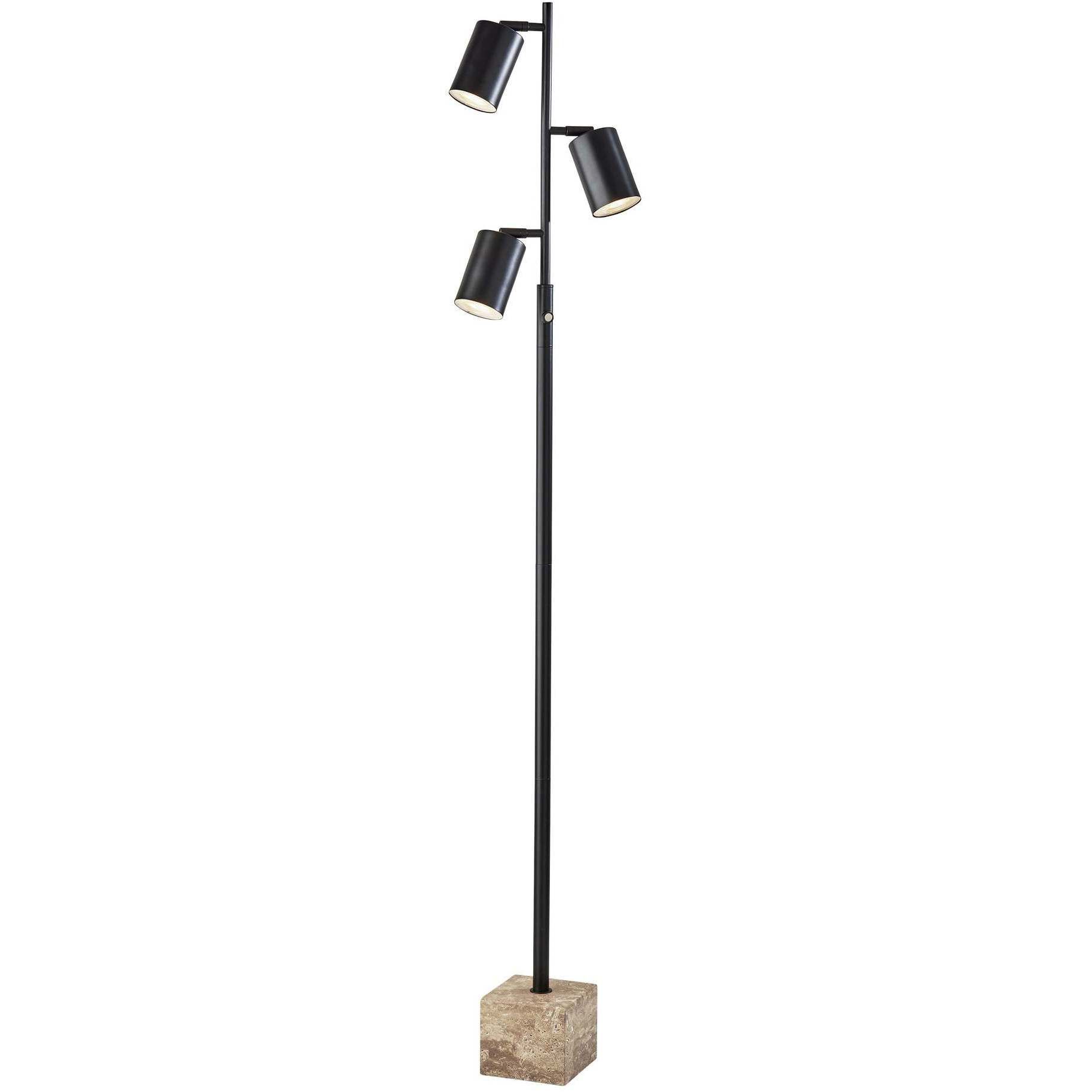 Rutherford 64 inch 5.00 watt Black Tree Floor Lamp Portable Light