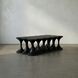 Jericho 61 X 30 inch Hand Rubbed Black Coffee Table