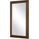 Matheson 68 X 37.75 inch Walnut Veneer and Brushed Gold Mirror