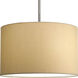 Markor 16 inch Beige Silk Pendant Ceiling Light