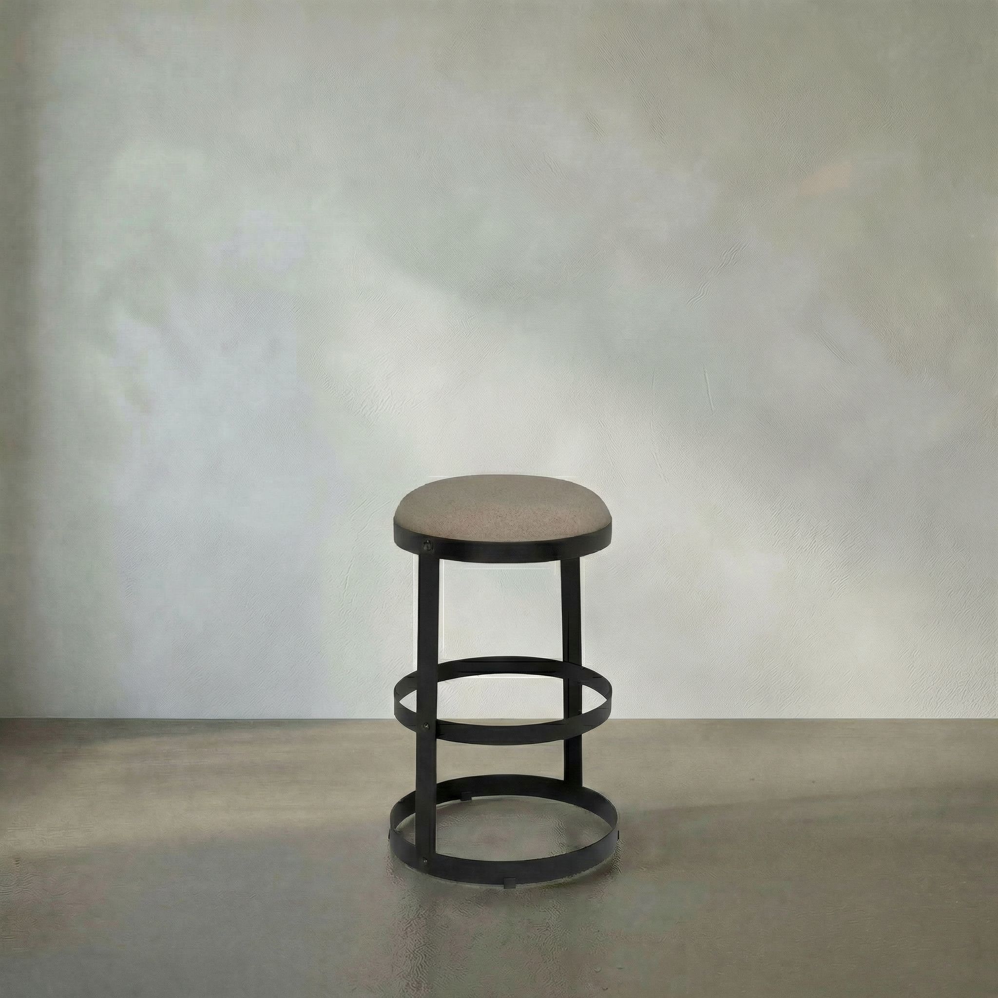 Dior 26 inch Matte Black Counter Stool