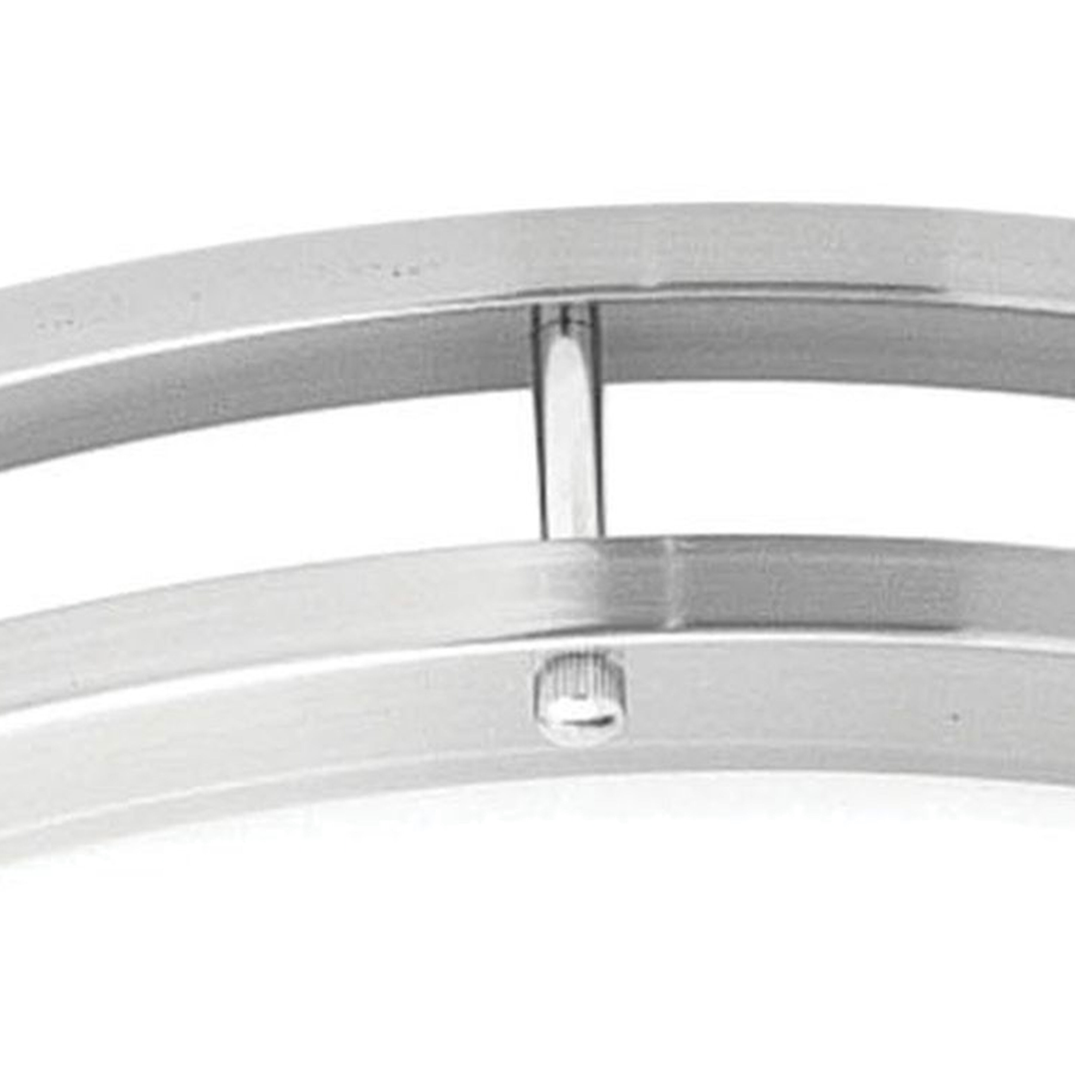 Clarion 1 Light 14 inch Brushed Nickel Flush Mount Ceiling Light