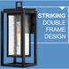 Coastal Elements Republic Outdoor Wall Mount Lantern in Satin Nickel, Non-LED, Estate Series