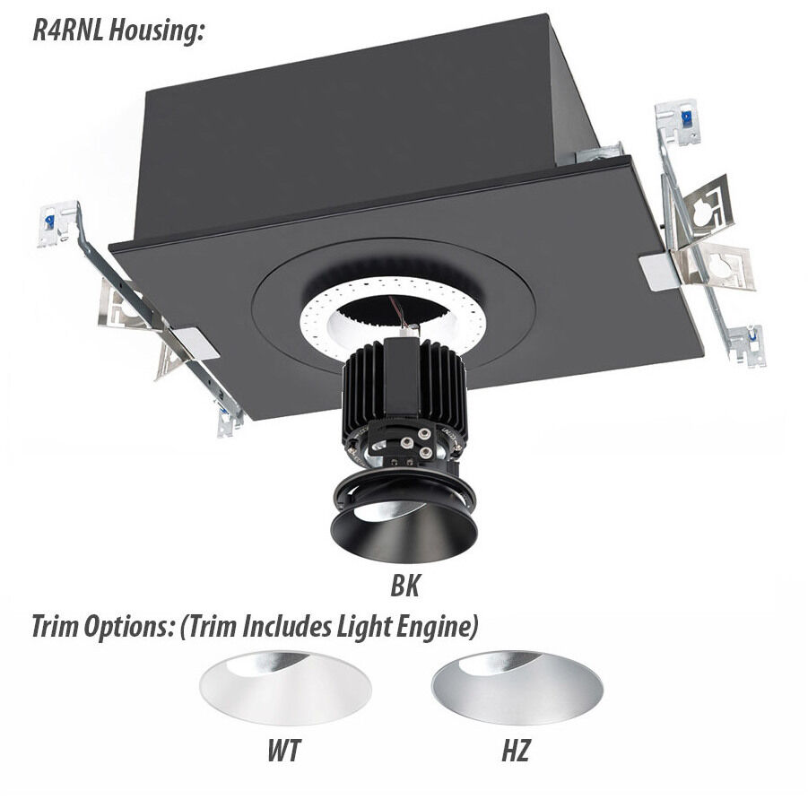 Volta LED White Recessed Lighting in Flood, 90, 3000K