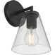 Katie 1 Light 6.25 inch Matte Black Wall Sconce Wall Light