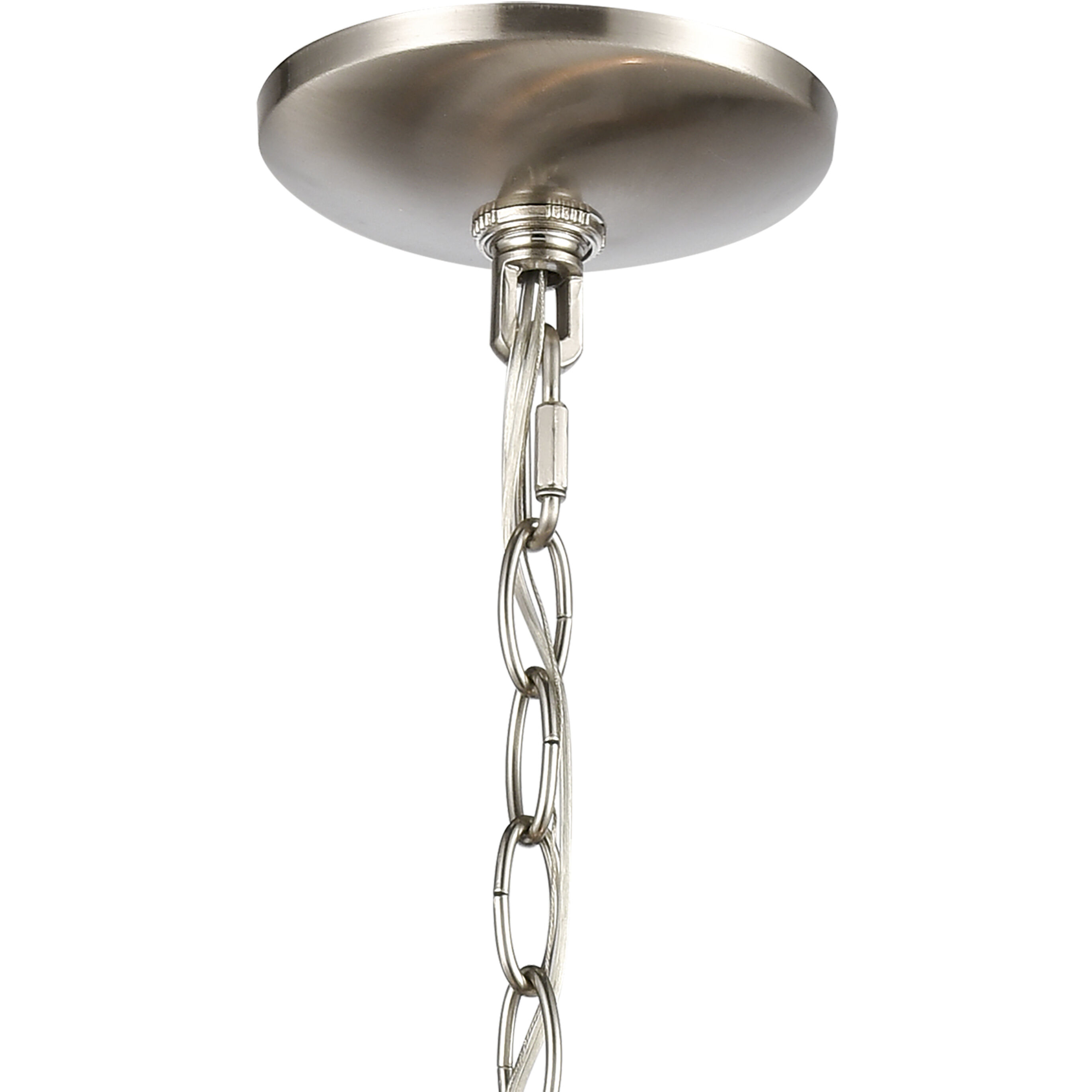 Market Square 3 Light 19 inch Brushed Nickel Chandelier Ceiling Light