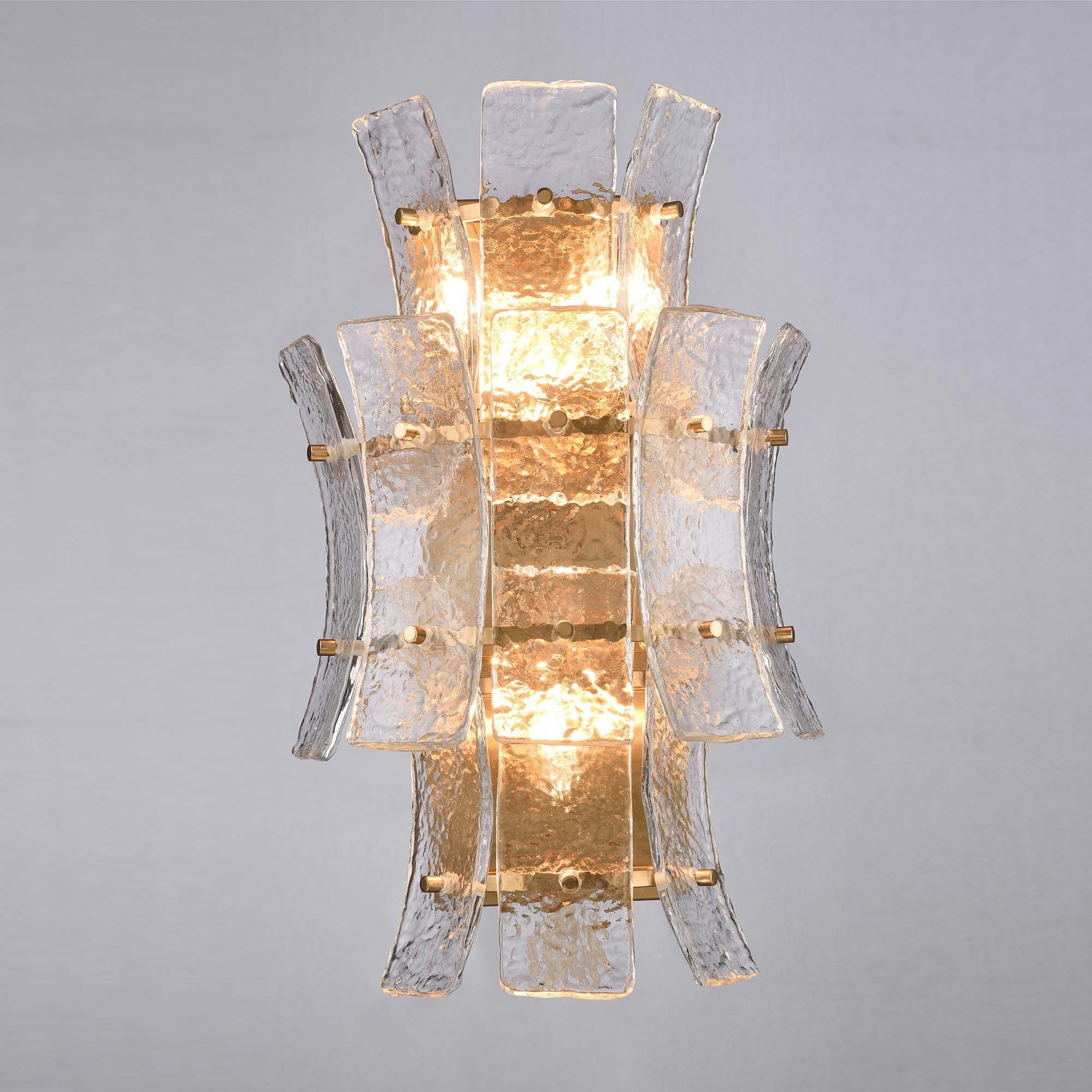 Sophie 4 Light 6.75 inch Lacquered Gold Sconce Wall Light