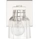 Dryden 1 Light 6.75 inch Polished Nickel Vanity Light Wall Light