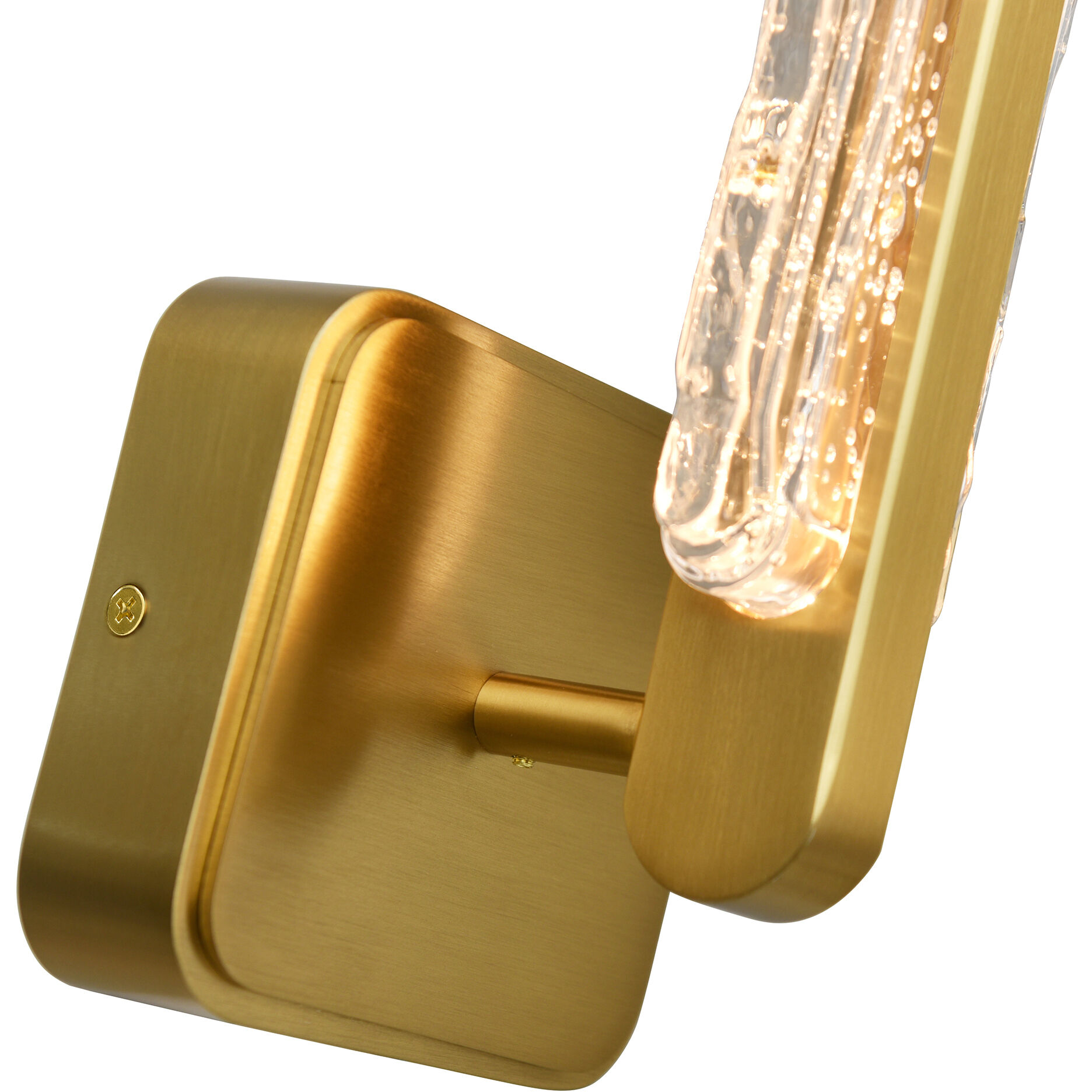Curva LED 4.7 inch Brass Wall Light