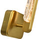 Curva LED 4.7 inch Brass Wall Light
