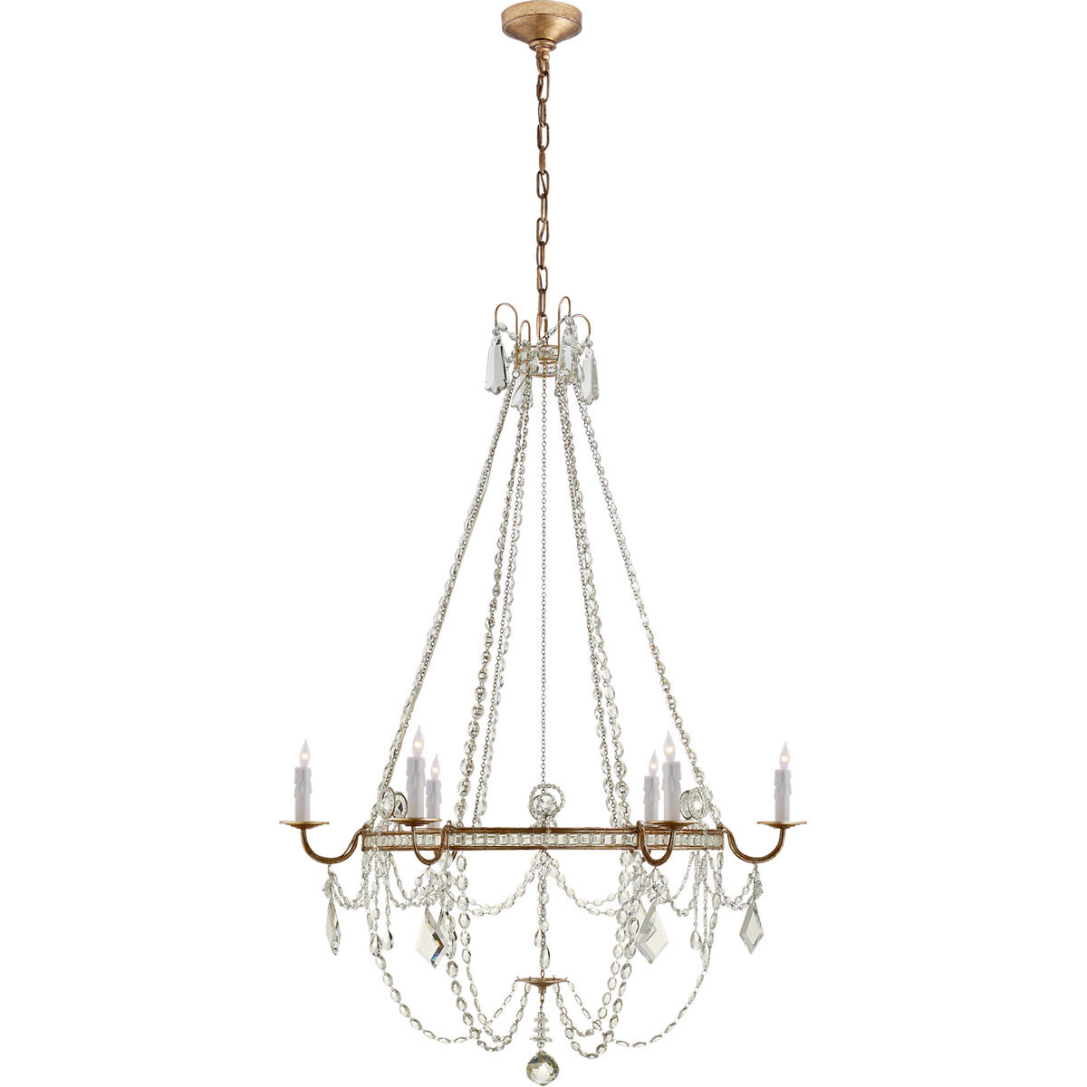 J. Randall Powers Sharon 6 Light 36.00 inch Chandelier